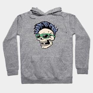 Retro Summer Skull Illustration Hoodie